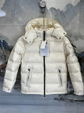 Moncler Kids' Cream White Hooded Puffer Jacket