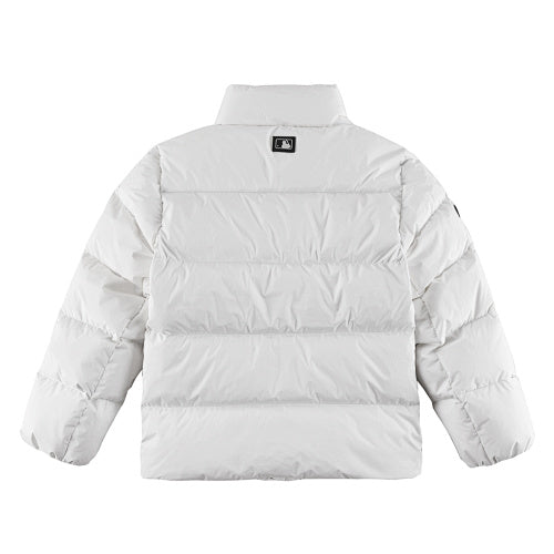 MLB NY Logo Unisex White Stand-Collar Down Jacket