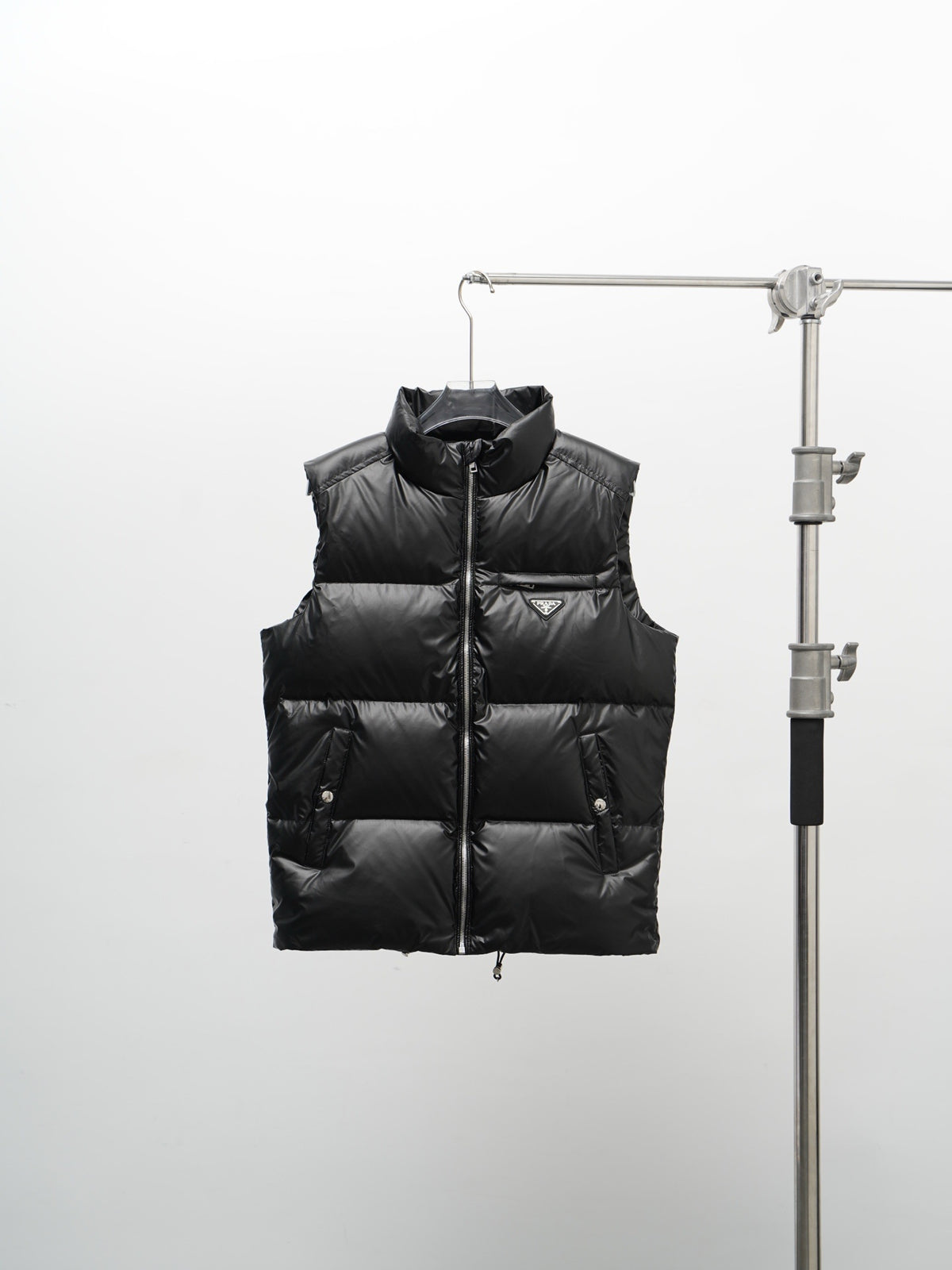 Prada Quilted Puffer Vest - Black