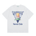 Casablanca Tennis Club Sun & Court T-Shirt - White