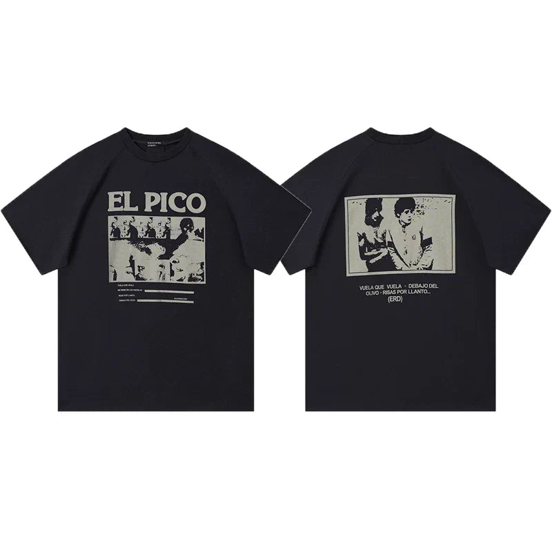 Enfants Riches Déprimés "El Pico" Movie Graphic T-Shirt - Black