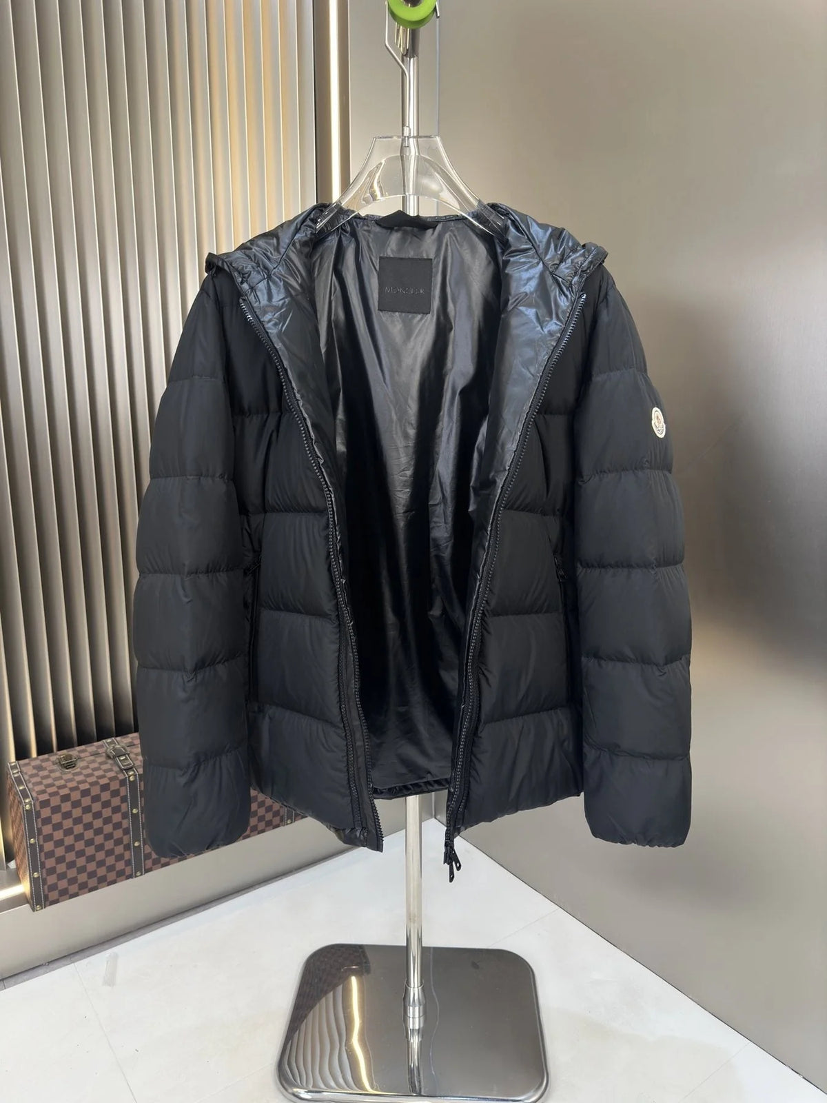 Moncler Black Reversible Quilted Puffer Jacket