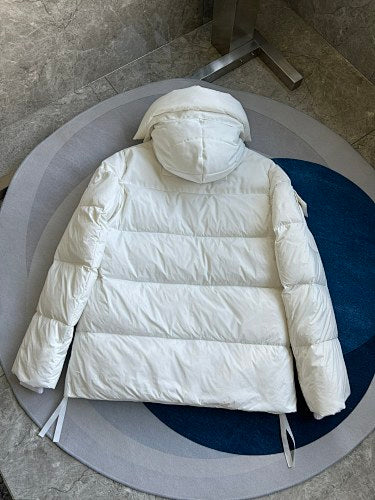Canada Goose Hooded Puffer Parka in White